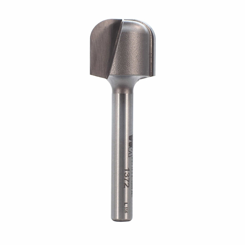Bowl and Tray Router Bit - 1/4" SH - Features:Non-Bearing Guided - Diameter:3/4" - Cutting Length:3/4"